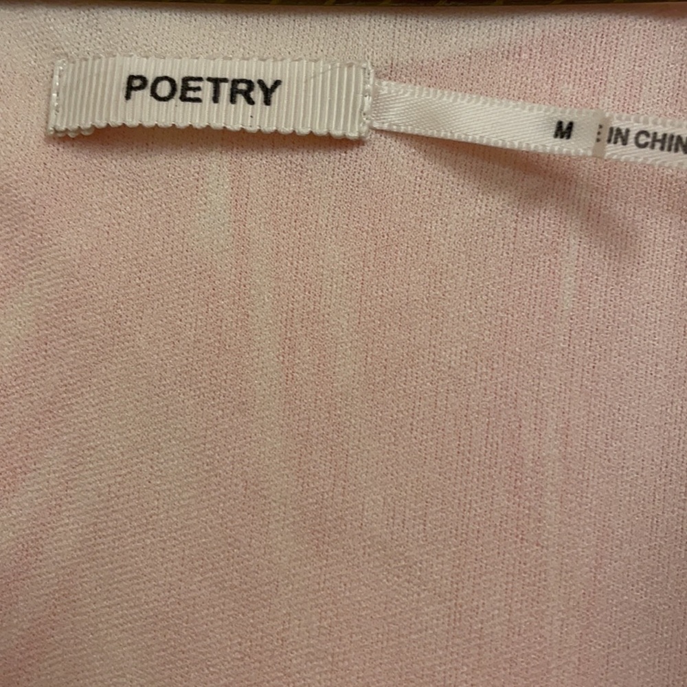 Salmon colored lightweight mini dress - Picture 2 of 6
